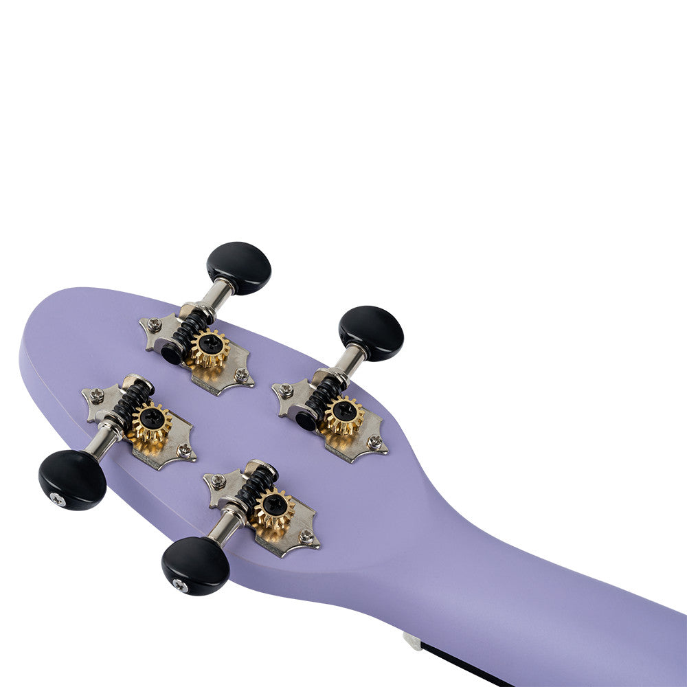 KEIKI K2 Serie Sopran Ukulele Set - Agathis / ABS Lavender Field