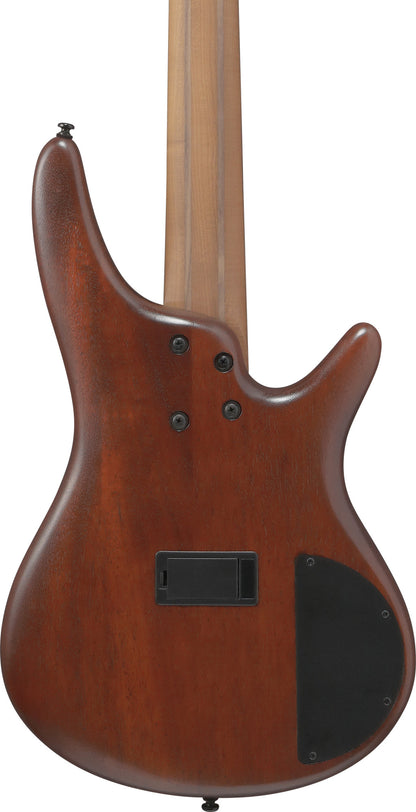 IBANEZ SR E-Bass 5-String Lefty - Mahogany Brown Burst Low Gloss