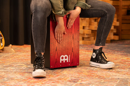 MEINL Percussion Headliner® Series Snare Cajon - Tango Red Fade