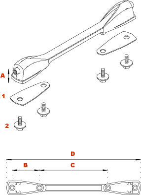 TAMA Lug 6,5 - 7" Depth - Black Nickel (Superstar)