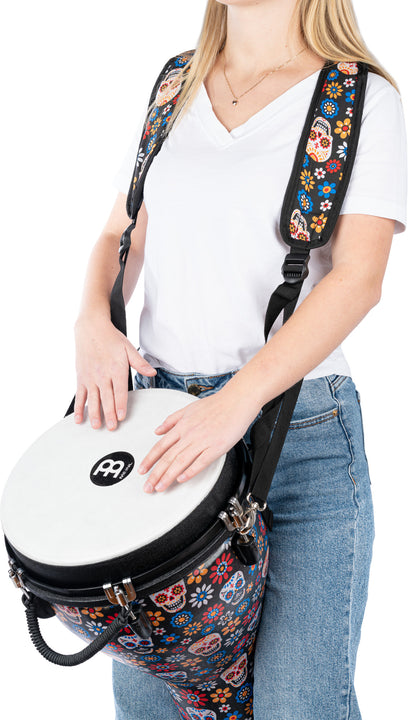 MEINL Percussion Designer Djembe Strap - Day Of The Dead