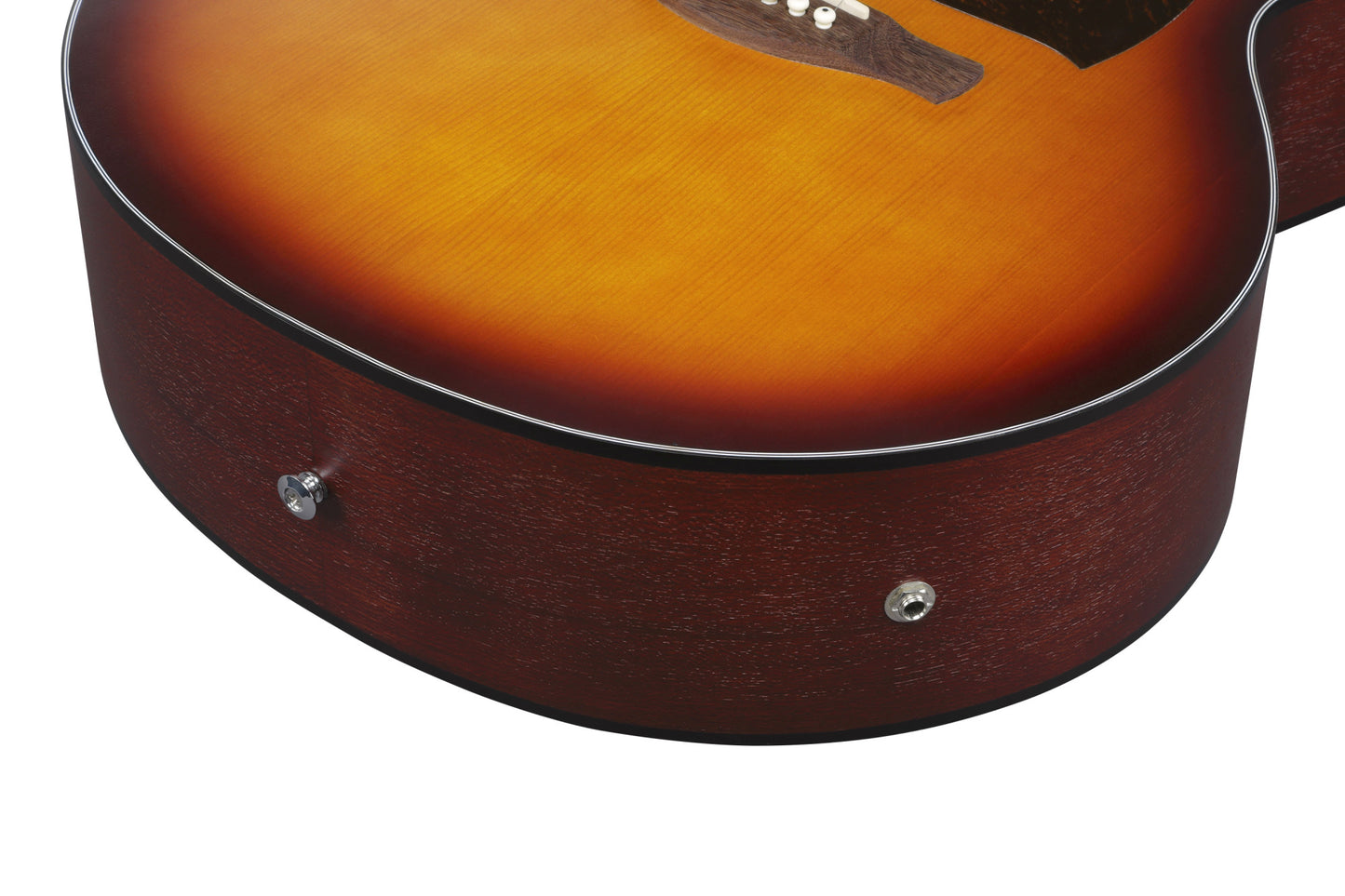 IBANEZ PJ Akustikgitarre 6-String - Open Pore Vintage Amber Sunburst Decke, Open Pore Natural Boden & Zargen