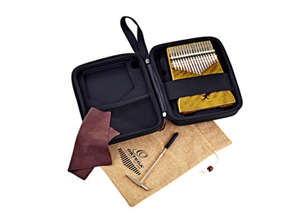 ORTEGA Lizard Series Kalimba 17 Keys - Solid Golden Phoebe