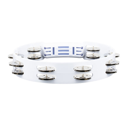 MEINL Percussion Headliner® Series Molded ABS Tambourine - 10" White