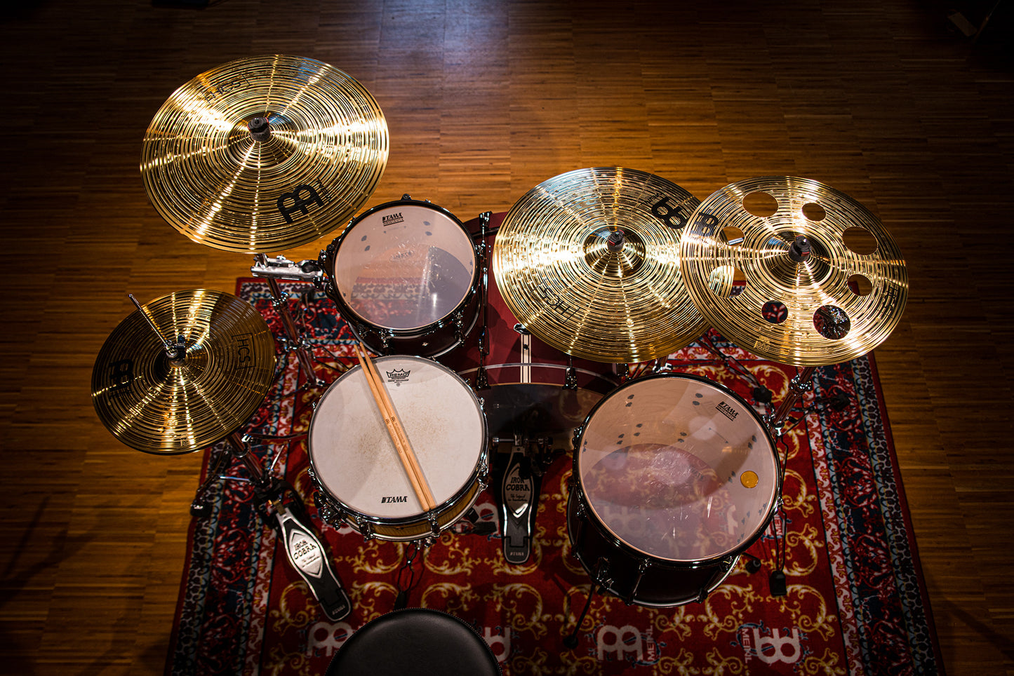 MEINL Cymbals HCS komplettes Beckenset - 14" Hihat/16" Trash Crash/18" Crash/20" Ride