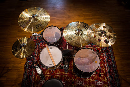 MEINL Cymbals HCS komplettes Beckenset - 14" Hihat/16" Trash Crash/18" Crash/20" Ride