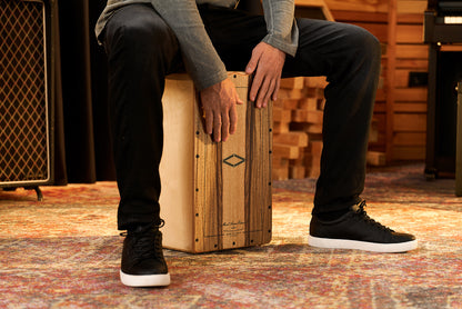 MEINL Percussion Artisan Edition Series String Cajon Tango Line - Limba