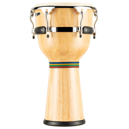MEINL Percussion Floatune Series Djembe 12" - Zebra Finished Ash Matte