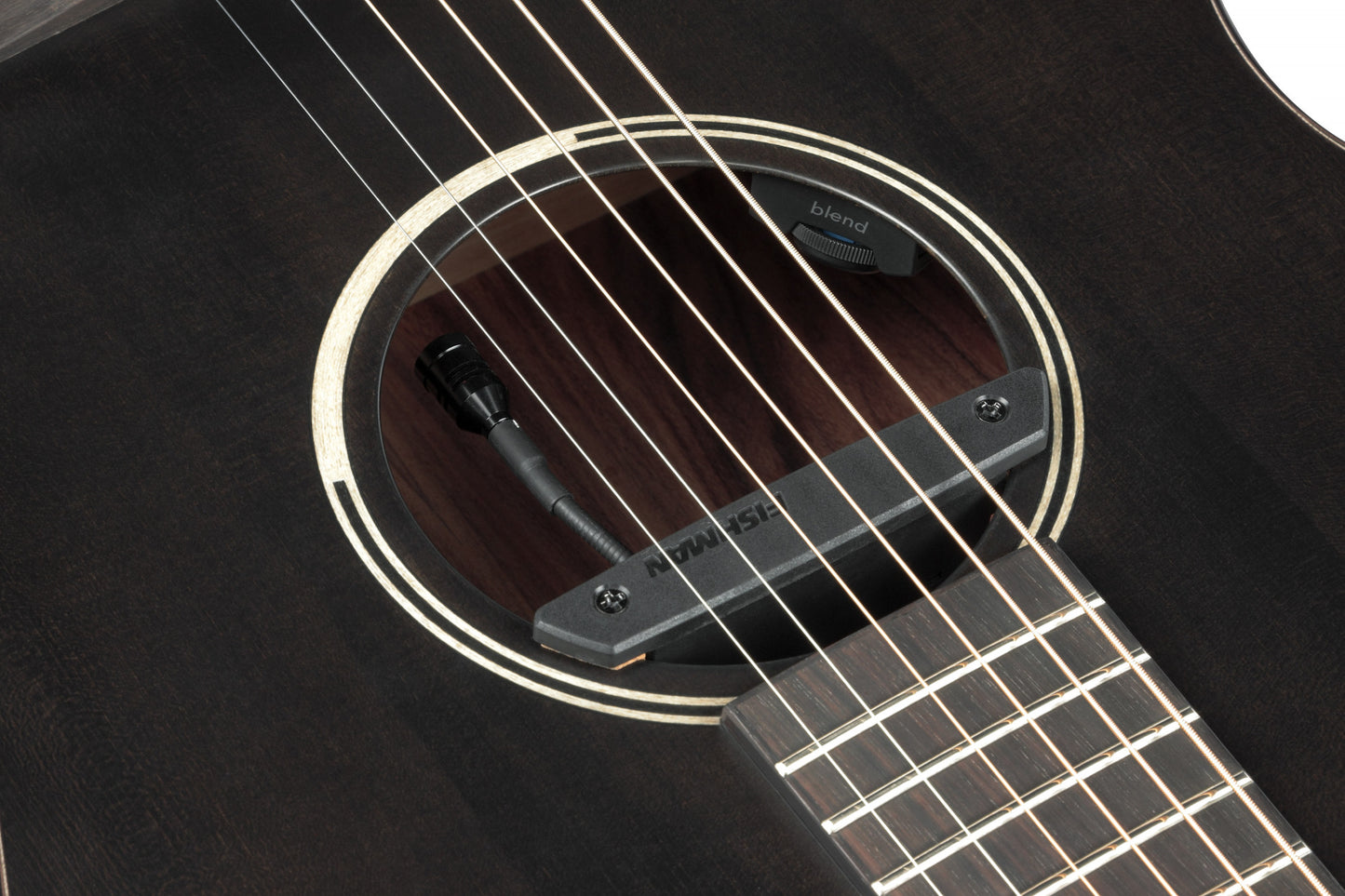 IBANEZ Jon Gomm Signature Acoustic Guitar 6-String - Black Satin Top / Natural High Gloss Back and Sides + Gig Bag