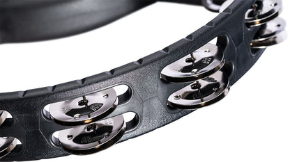 MEINL Percussion Headliner® Series Molded ABS Dual-Row Tambourine - Black