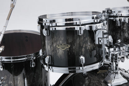 TAMA Starclassic Walnut/Birch Lacquer Shell Kit 4 pcs - Molten Platinum Burst/Chrome HW
