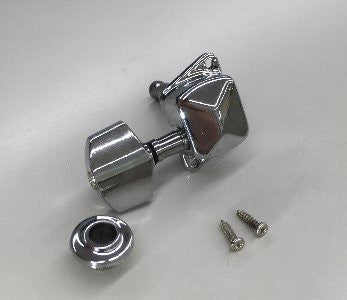 IBANEZ Einzelmechanik left Die Cast - chrome Small Button Covered