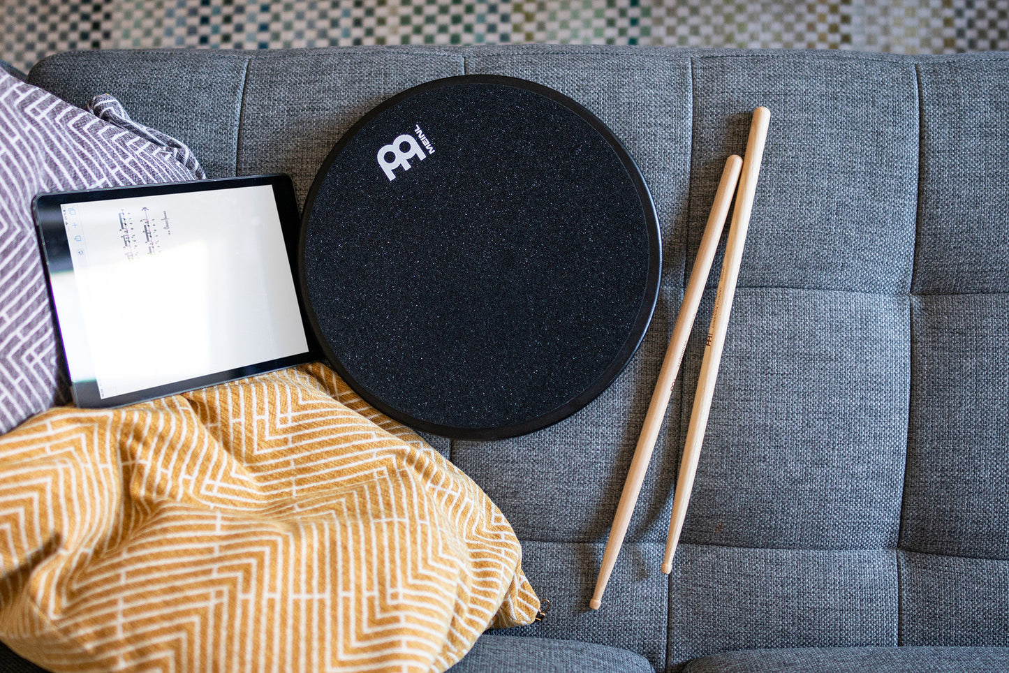 MEINL Cymbals Marshmallow Practice Pad 12" - Black