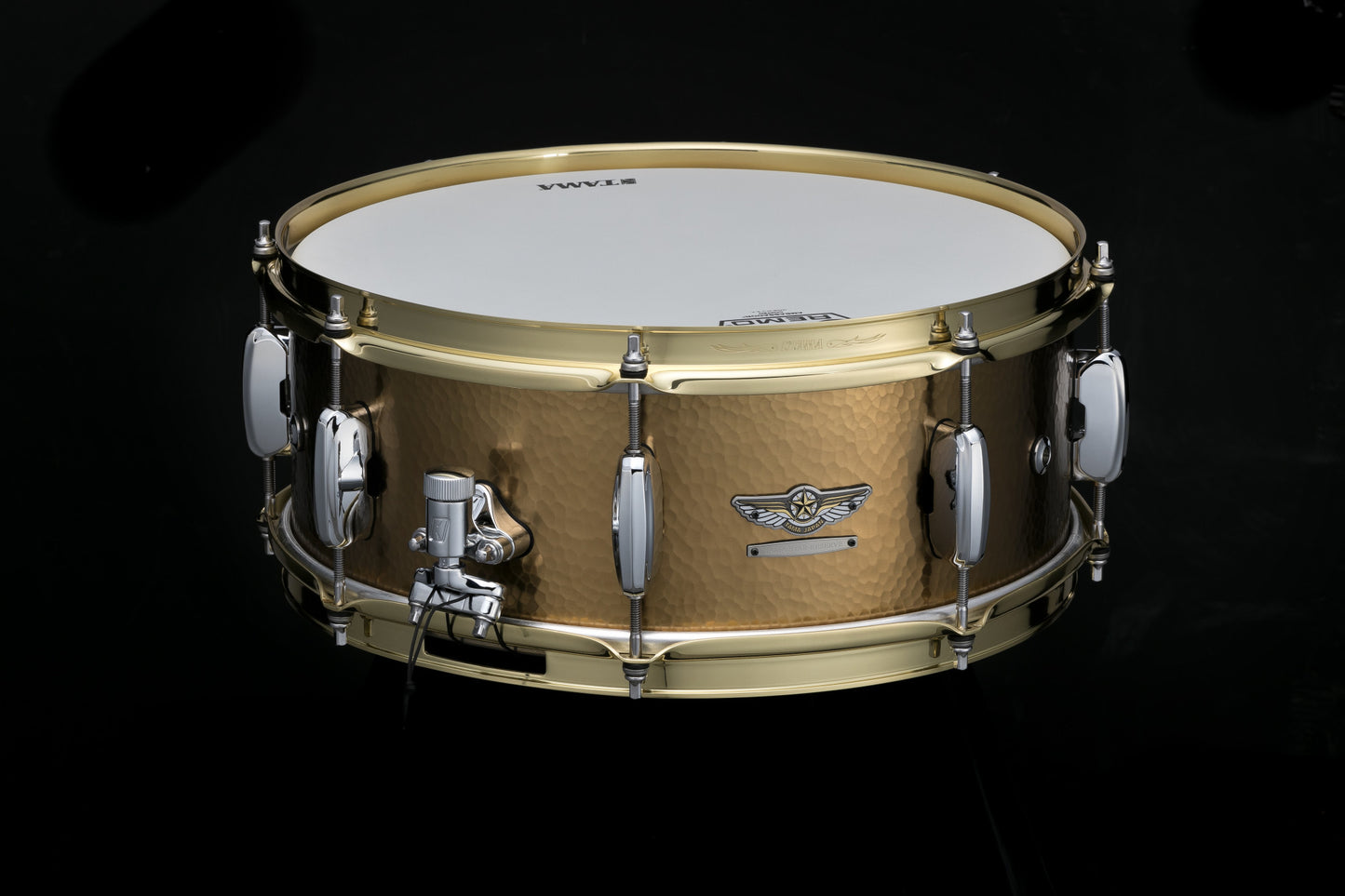 TAMA STAR Reserve Hand Hammered Brass Snare Drum 14" x 5,5"