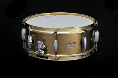 TAMA STAR Reserve Hand Hammered Brass Snare Drum 14" x 5,5"