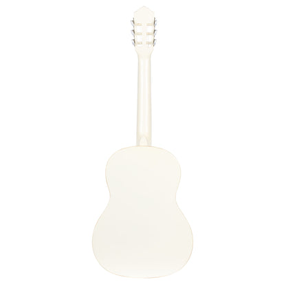 ORTEGA Family Series 4/4 Slim Neck Konzertgitarre 6 String - Weiß + Bag