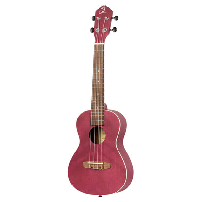 ORTEGA Earth Series Concert Ukulele 4 String - Raspberry Red