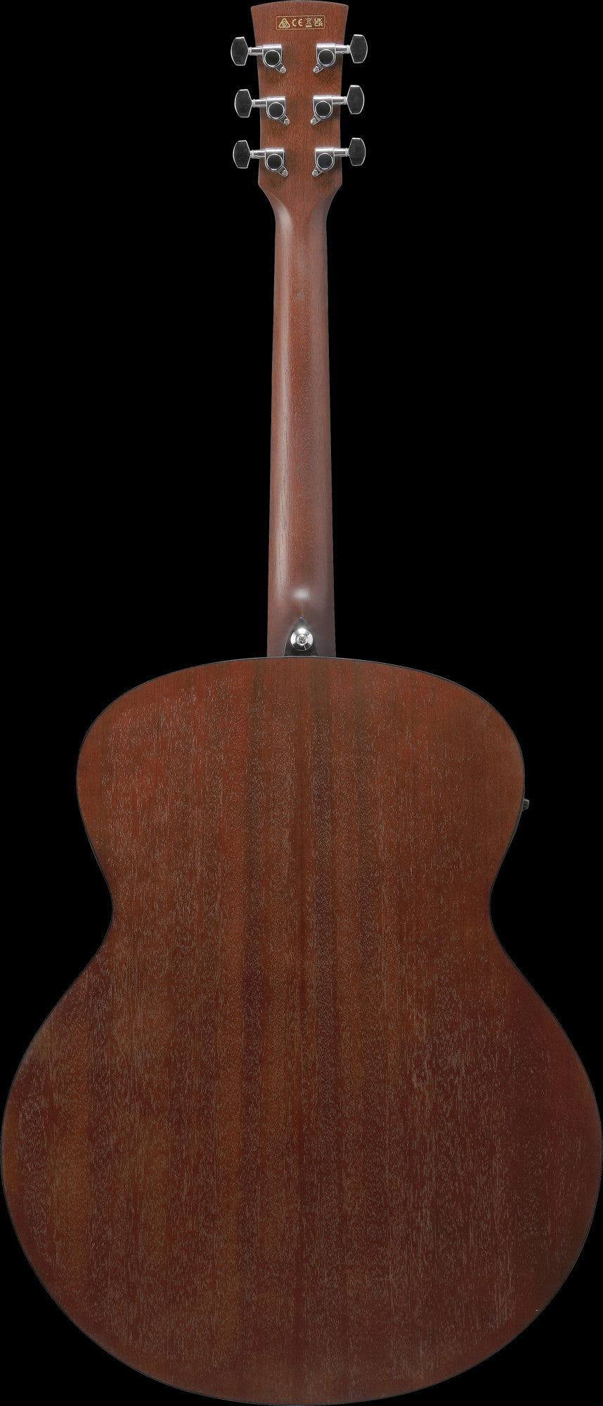 IBANEZ PJ Akustikgitarre 6-String - Open Pore Vintage Amber Sunburst Decke, Open Pore Natural Boden & Zargen