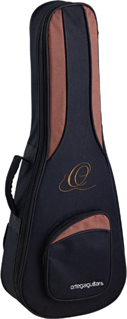 ORTEGA Lizard Serie Short Scale Fretless Uke Bass 4 String - Solid Mahogany Natural + Bag