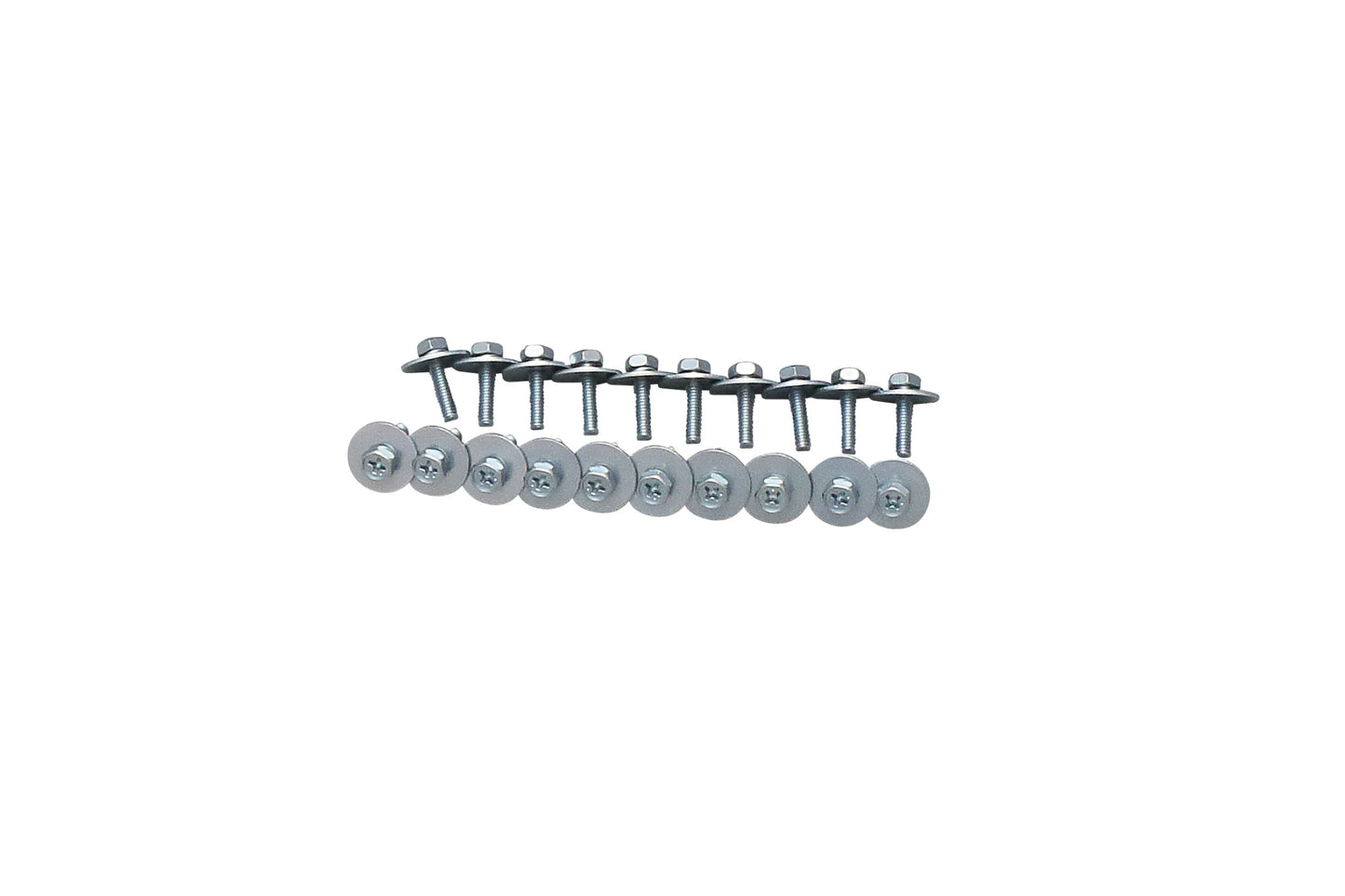 TAMA Schraube M4 x 16mm - 20 Stück/Set - Silber - 9-11mm Tiefe