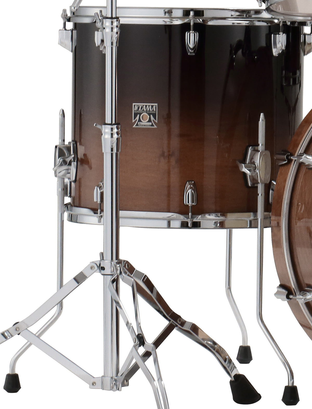 TAMA Superstar Classic Floor Tom 14" x 12" - Coffee Fade/Chrom HW