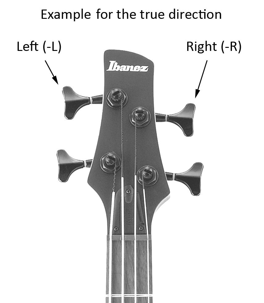 IBANEZ E-Bass Einzelmechanik 1 x links GB7CW in cosmo white