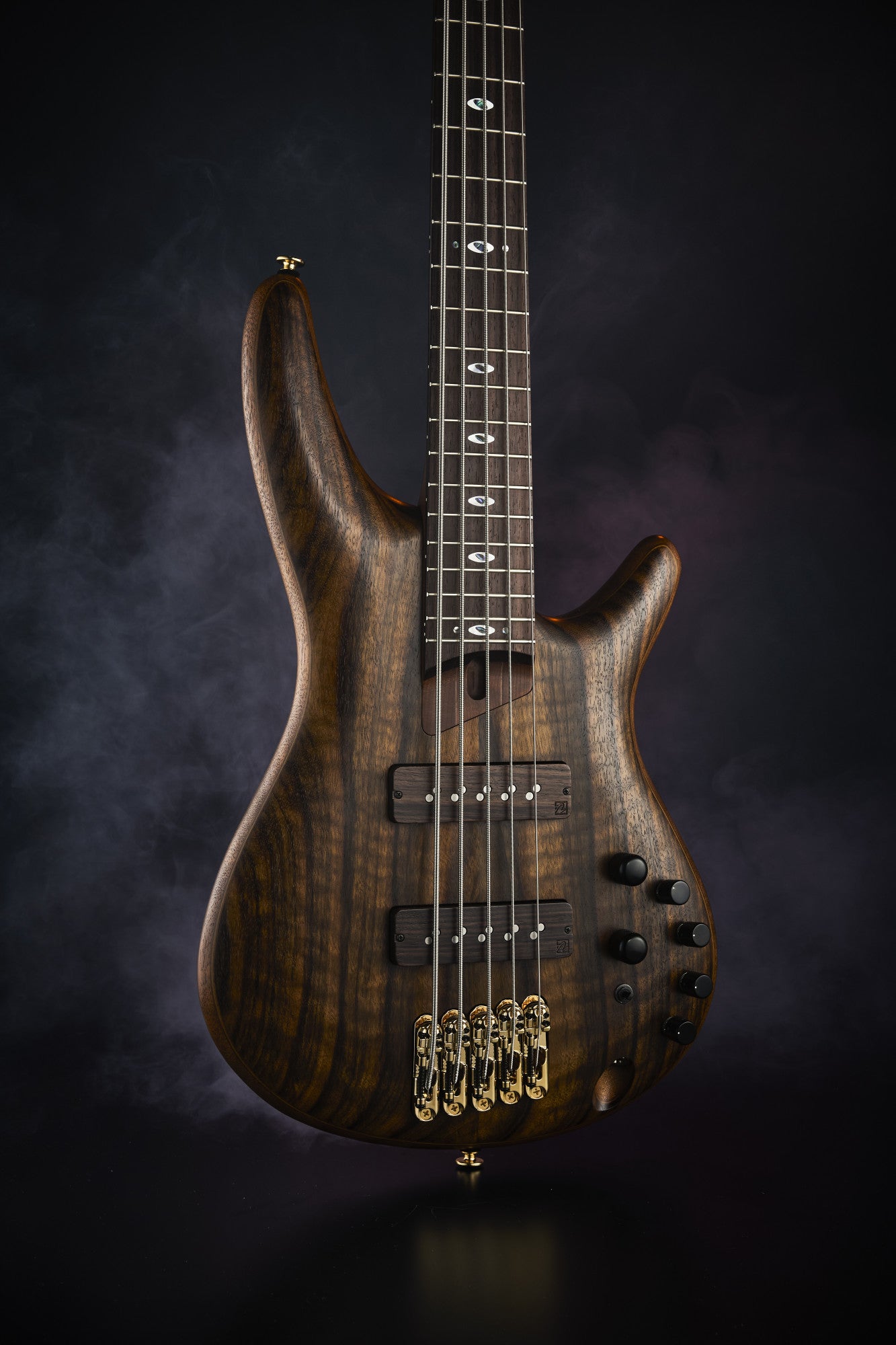 IBANEZ Prestige SR Electric Bass 5-String - Mocha Flat + Case