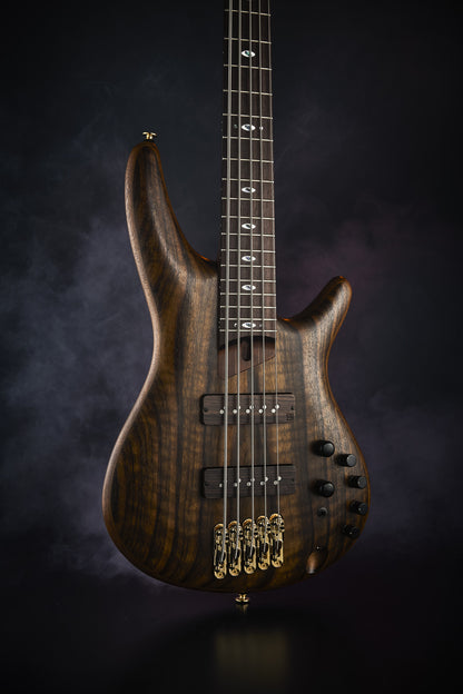 IBANEZ Prestige SR Electric Bass 5-String - Mocha Flat + Case