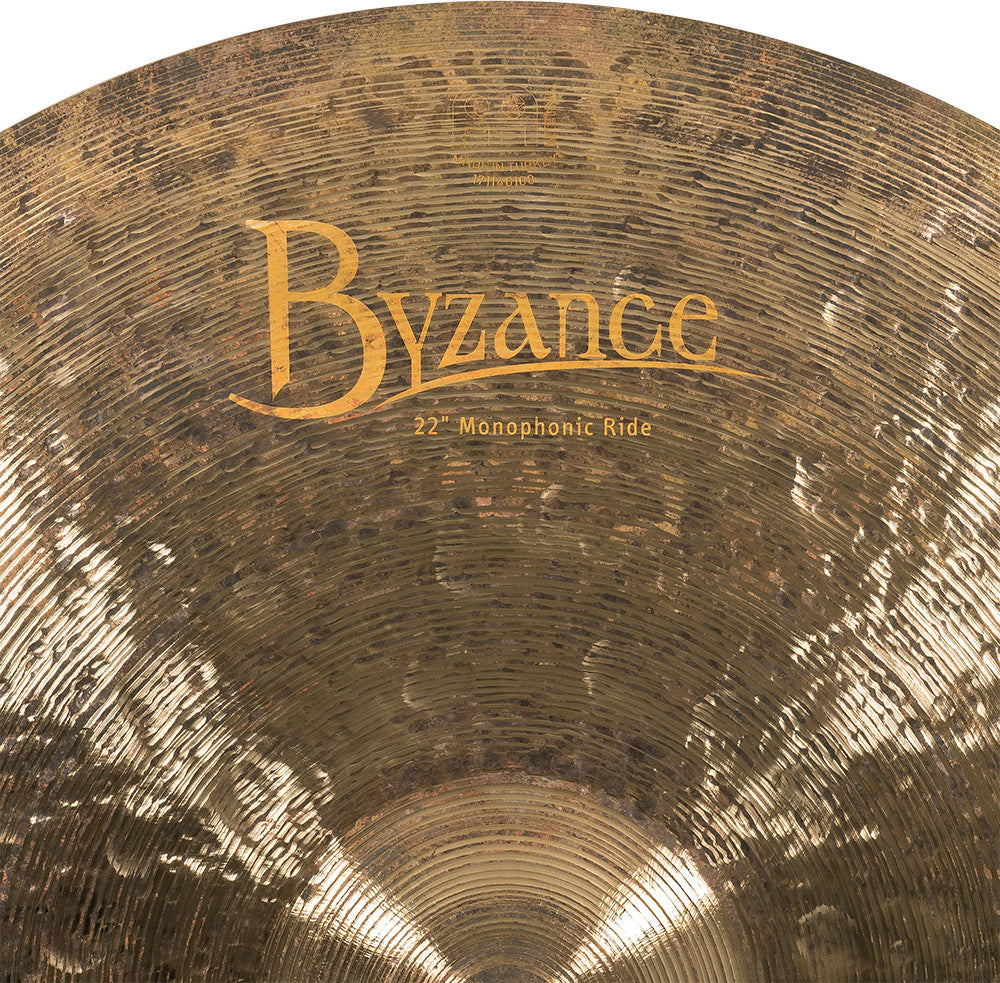 MEINL Cymbals Byzance Jazz Monophonic Ride - 22"