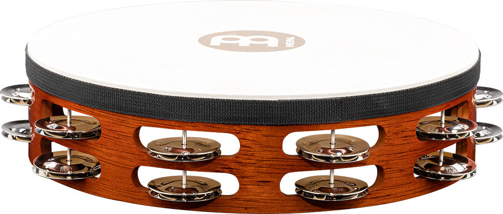 MEINL Percussion Traditional Wood Series Headed Tambourine - 10"