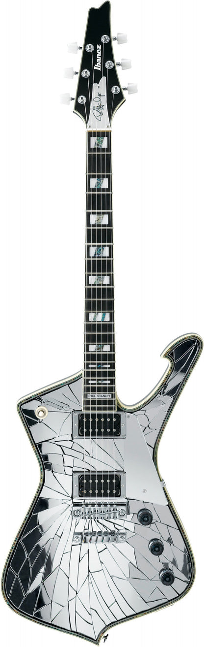 IBANEZ Paul Stanley "KISS" Signature E-Gitarre 6-String "The Cracked Mirror" + Koffer