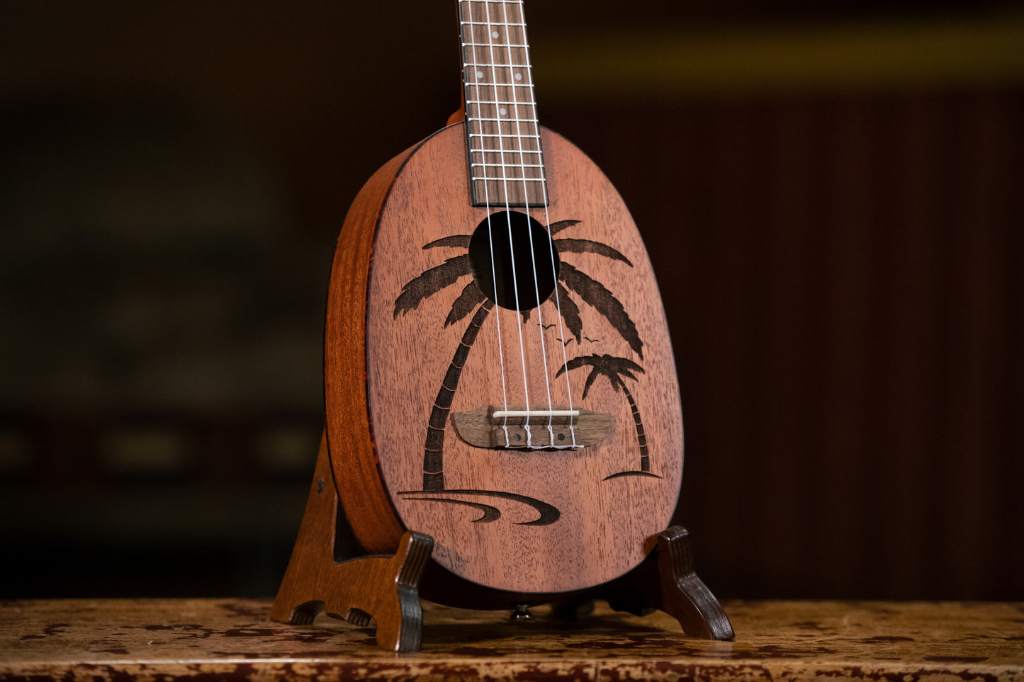ORTEGA Bonfire Serie Konzert Ukulele 4 String - Sapele Natur