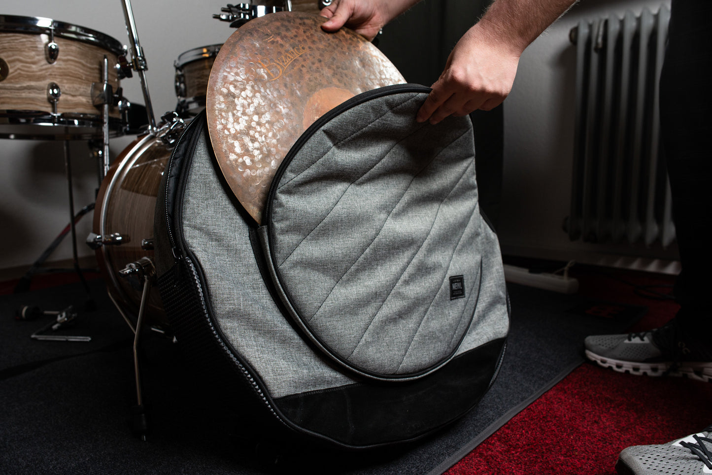 MEINL Cymbals Classic Woven Cymbal Bag - 22” Gray