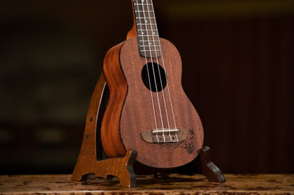 ORTEGA Bonfire Series Soprano Ukulele 4 String - Sapele Natural