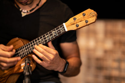 ORTEGA Elite Series Concert Ukulele 4 String - Spalted Maple Natural + Bag