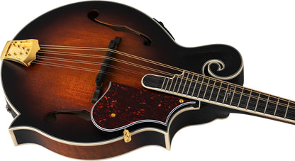 ORTEGA F-Style Serie Mandolin 8 String - Solid Spruce / Solid Flamed Antique Violin Oil + Bag