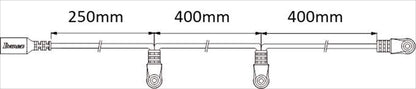 IBANEZ Daisy Chain Cable - 3-Fach