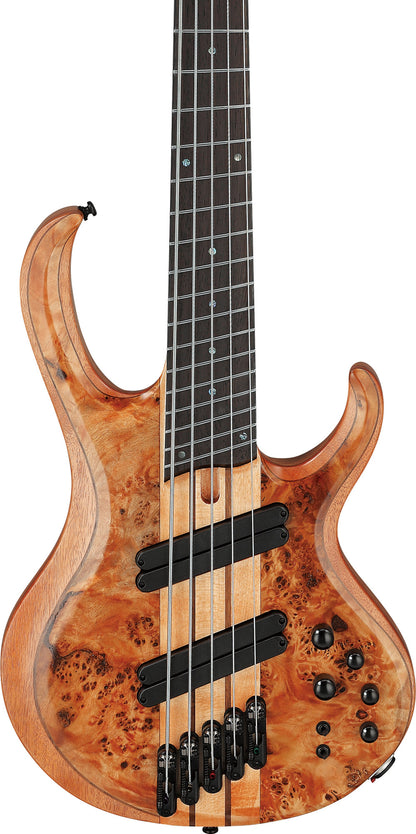 IBANEZ Bass Workshop BTB E-Bass 5-String Multiscale - Florid Natural Low Gloss + Koffer