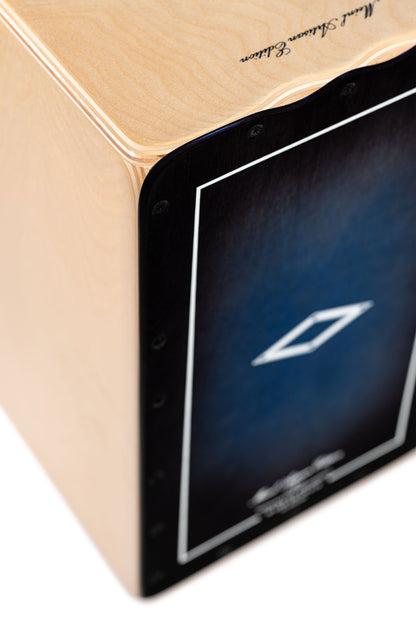 MEINL Percussion Artisan Edition Series String Cajon Tango Line - Blue Fade