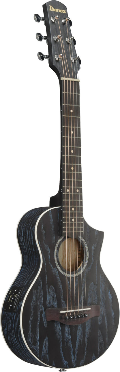 IBANEZ EWP Piccolo Guitar 6-String - Galaxy Aqua Open Pore + Gig Bag