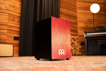 MEINL Percussion Headliner® Series Snare Cajon - Tango Red Fade