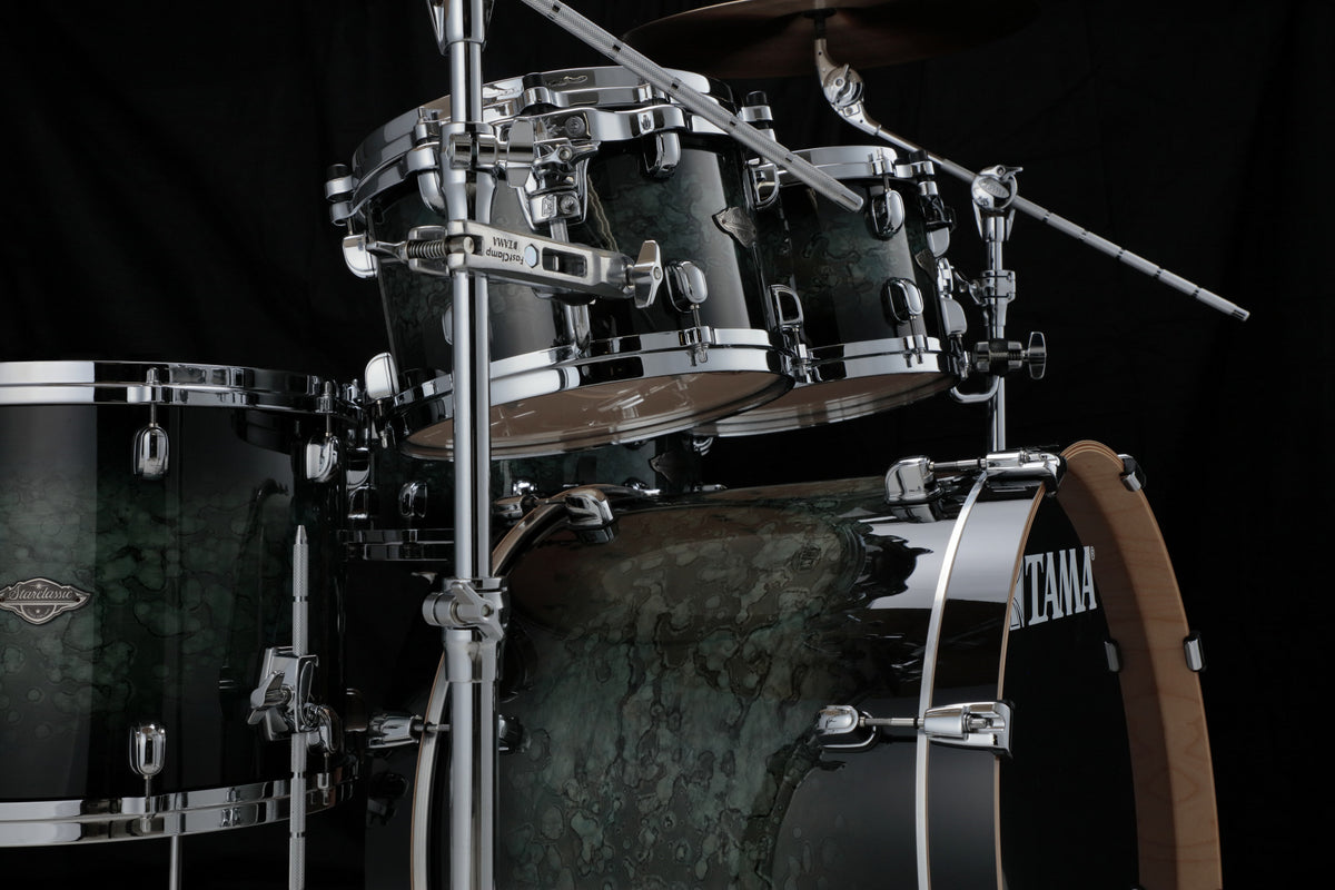TAMA Starclassic Performer Shell Kit 5 pcs - Molten Steel Blue Burst/Chrome HW