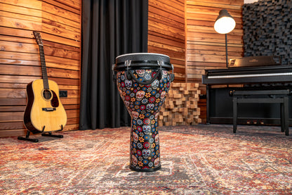 MEINL Percussion Jumbo Djembe 12" - Day Of The Dead
