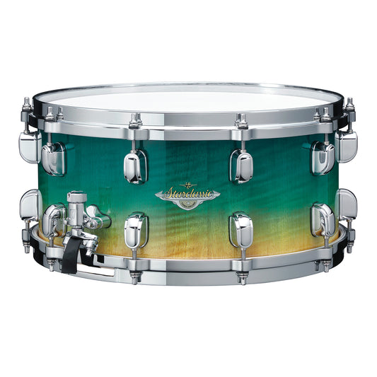 TAMA Starclassic Maple Exotic Snaredrum 14" x 5,5" - Marine Shoreline Movingui Fade/Chrom HW