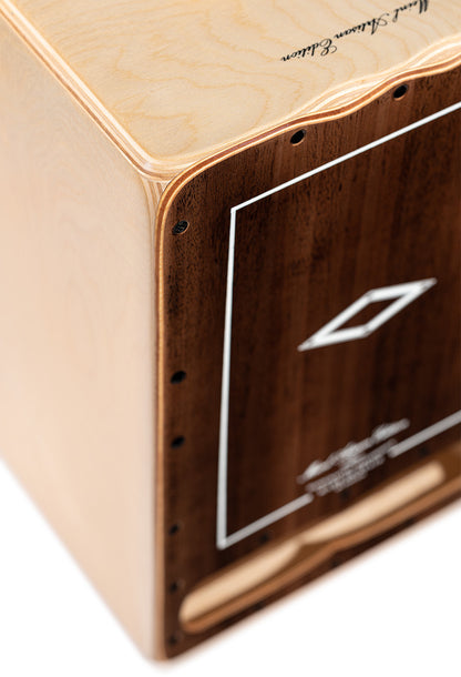 MEINL Percussion Artisan Edition Series String Cajon Cantina Line - Brown Eucalyptus