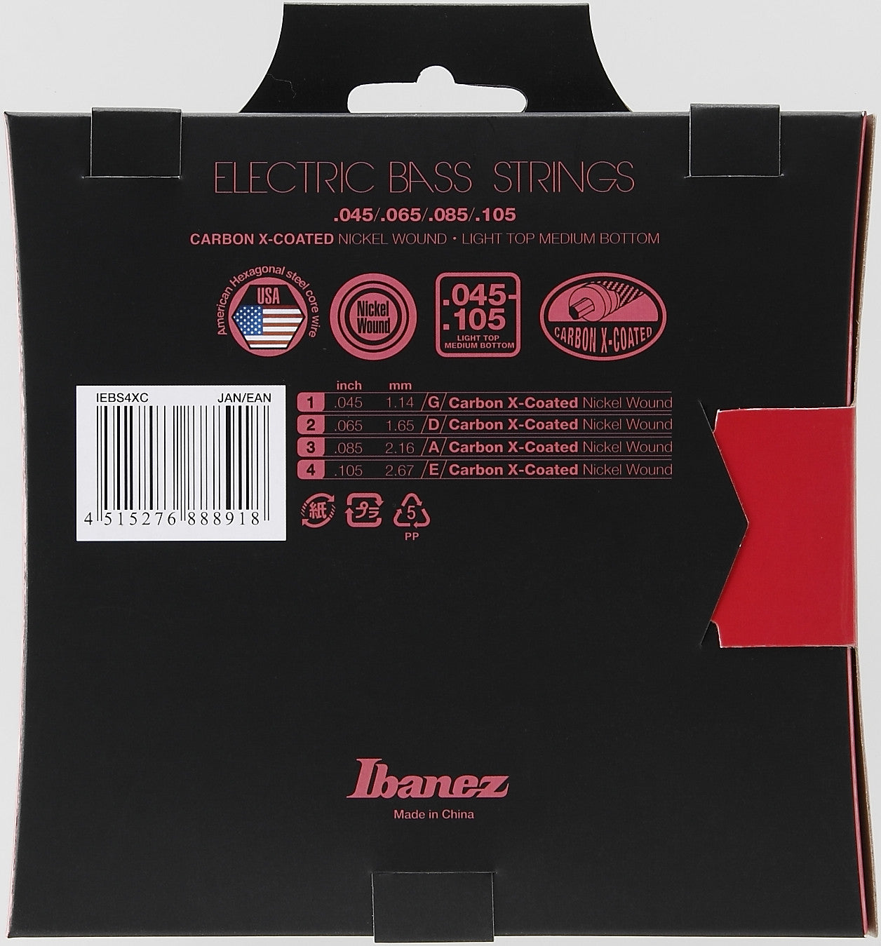 IBANEZ Saiten Set für 4 String Bass - Light Top Medium Bottom
