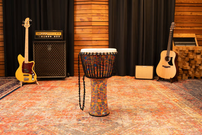 MEINL Percussion Travel Series African Djembe - Kenyan Quilt Extra-Large - Synthetikfell