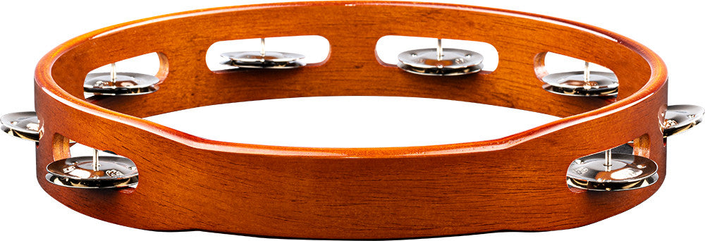 MEINL Percussion Traditional Wood Series Tambourine - 10"