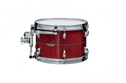 TAMA STAR Maple Rack Tom 10" x 7" - Raspberry Curly Maple/Chrom HW/mit Inlay (outside)