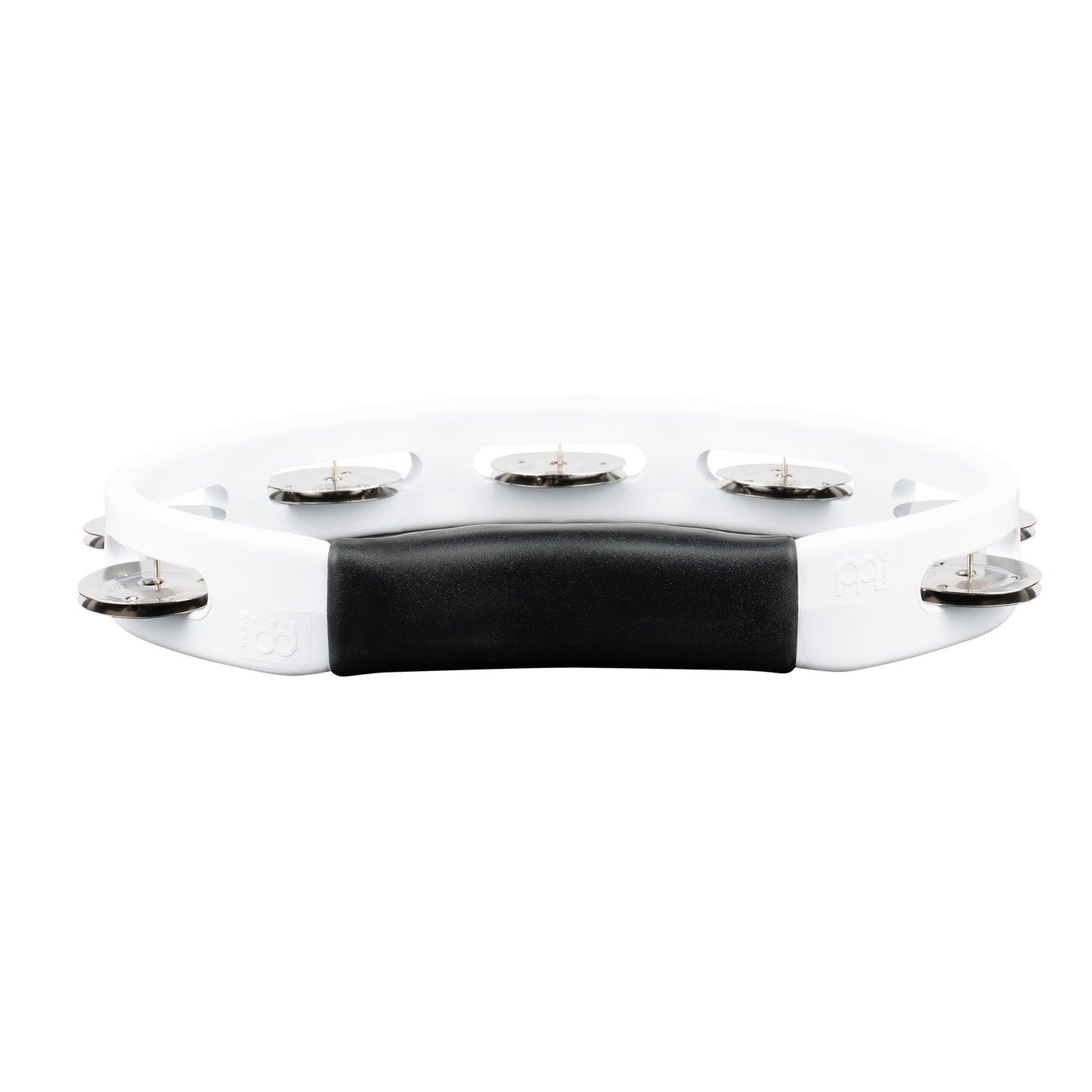 MEINL Percussion Headliner® Series Molded ABS Single-Row Tambourine - White